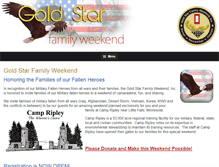 Tablet Screenshot of goldstarweekend.com